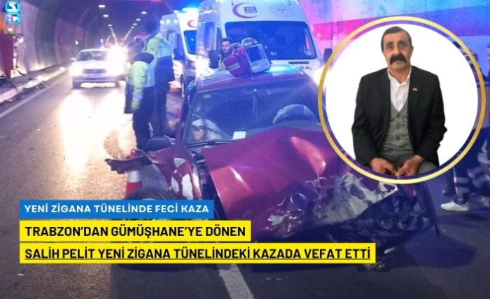 Yeni Zigana Tünelinde Kaza: Sürücü Hayatını Kaybetti!